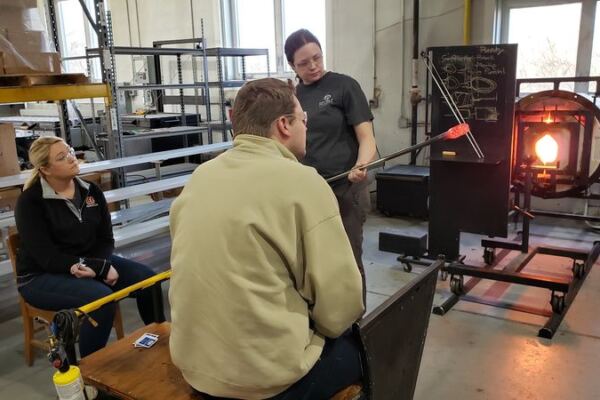 Ohio Has A Glass Studio Where You Blow Your Own Ornament Just In Time For The Holidays
