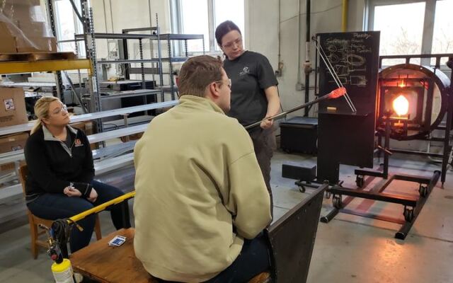 Ohio Has A Glass Studio Where You Blow Your Own Ornament Just In Time For The Holidays