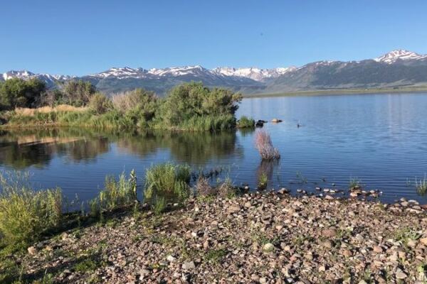 This 3,125-Acre California Reservoir Still Draws Trout Anglers and Campers When the Water Runs Way Down