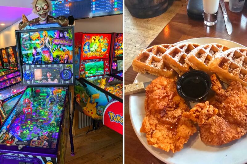 Play Pac-Man, Then Grab Chicken and Waffles at This Pennsylvania Bar