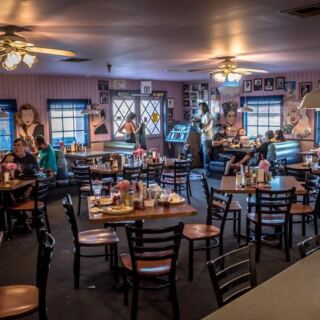 This Small-Town California Diner Serves Pie And Chicken-Fried Steak Surrounded By 1950s Memorabilia