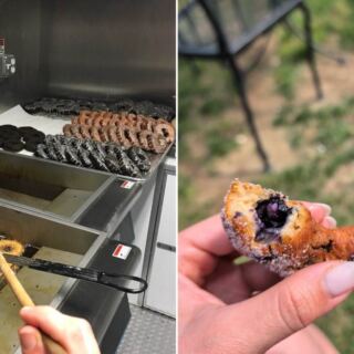 Pull Off Route 6A on Your Way Down the Cape for This Tiny Massachusetts Trailer’s Fresh Blueberry Donuts