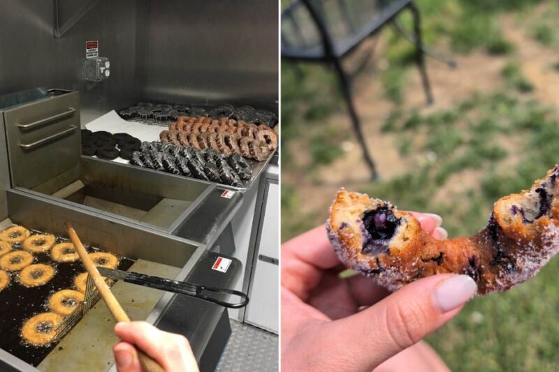 Pull Off Route 6A on Your Way Down the Cape for This Tiny Massachusetts Trailer’s Fresh Blueberry Donuts