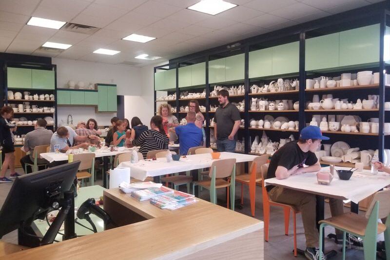 Pick Up a Brush and Paint Your Own Pottery Piece at Color Me Mine in Norman