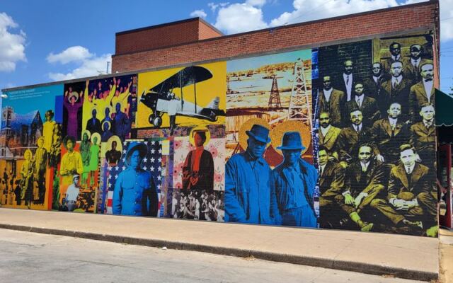 Here’s How a Mile-Long Mural of Black Wall Street Brings Tulsa’s Greenwood Story to Life