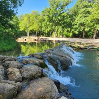 Chickasaw National Recreation Area Near Sulphur Is Where Flat Oklahoma Turns Into Clear Springs and Bison