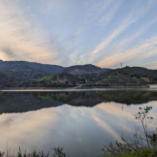 This Man-Made California Reservoir Allows Only Non-Motorized Boats, and Its Glassy Morning Water Keeps Paddlers and Anglers Coming Back