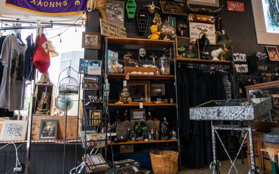 This Unusual Iowa Store Mixes Vintage Clothing With Bones And Gothic Oddities