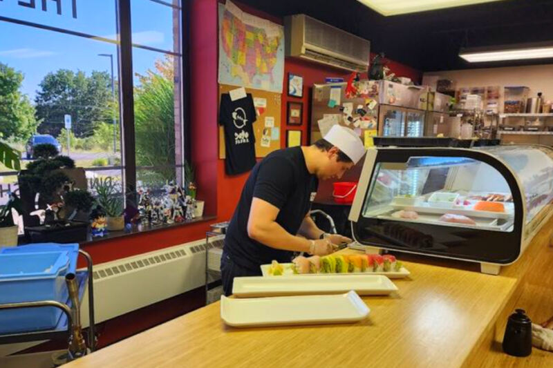 This Hidden Traverse City Sushi Spot Serves Big-City Quality Rolls Inside a Repurposed Elementary School