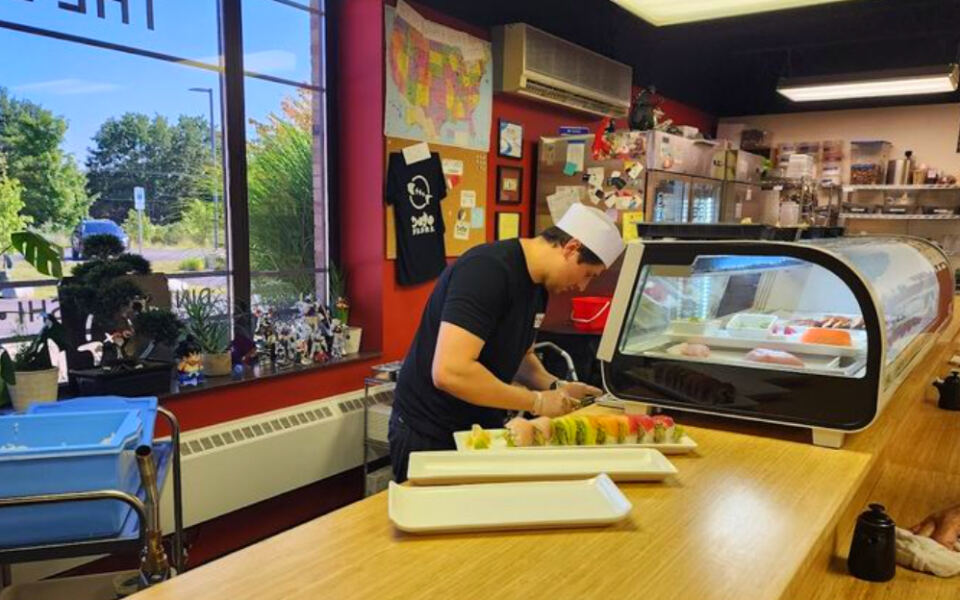 This Hidden Traverse City Sushi Spot Serves Big-City Quality Rolls Inside a Repurposed Elementary School