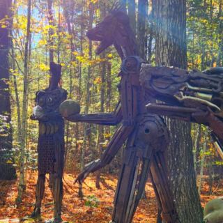 This Free New Hampshire Art Park Hides 100 Sculptures in the Woods