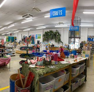 Crafters Go Treasure Hunting Through Donated Scraps and $1 Knitting Needles at This North Carolina Art Shop
