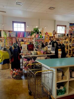 This Columbus Ohio Fabric Store Stacks Bolts So High Quilters Lose Track Of Time