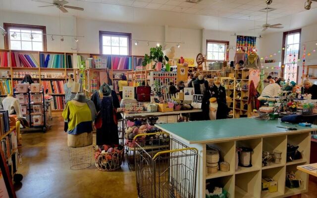 This Columbus Ohio Fabric Store Stacks Bolts So High Quilters Lose Track Of Time