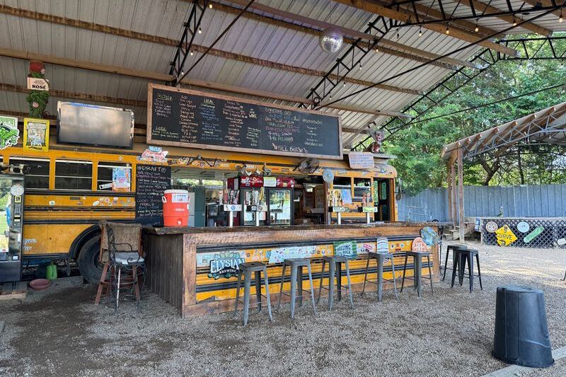 This Quirky Tennessee Spot Dishes Out Cheesesteaks and Burgers From Inside a Converted Old Bus