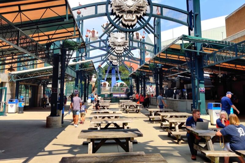 This Detroit Ballpark Has a Ferris Wheel With Giant Baseballs