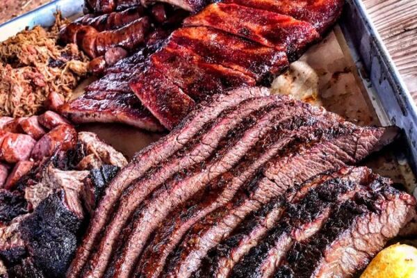 Lines Form Before Opening at This Route 66 Barbecue Stand in Wellston, Oklahoma, for Pit-Smoked Brisket and Ribs