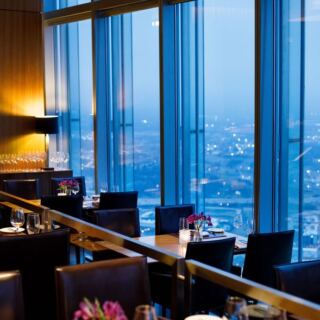 Dinner at Vast Means Watching the Sun Set Over Oklahoma City From the 49th Floor