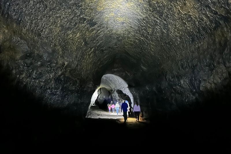 This Oregon Lava Tube Lets You Walk a Full Mile Underground Where It Stays 42 Degrees All Year