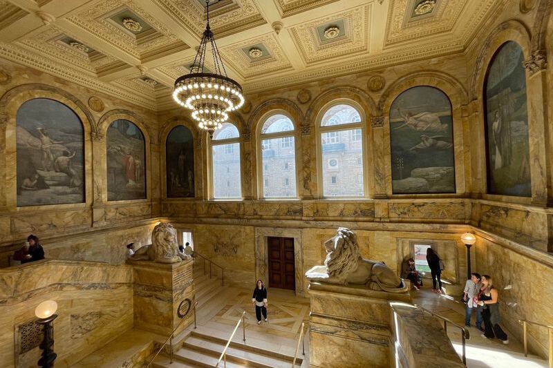 The 1895 Boston Public Library Lets You Wander Past Sargent Murals for Free