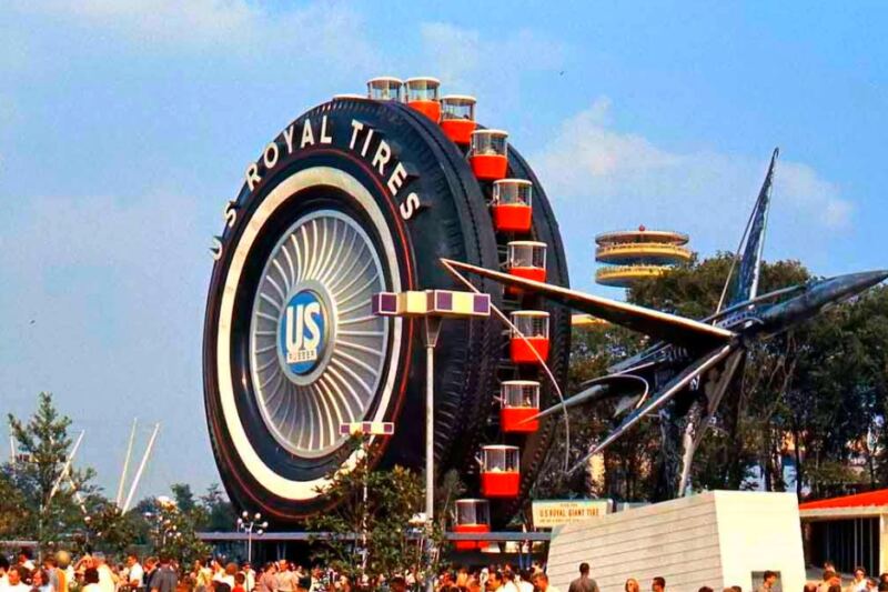 This 80-Foot Tire Beside a Michigan Highway Has a Wild Past
