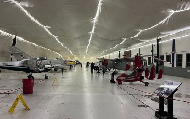 This Oregon Aviation Museum Is Back Open Inside a Giant Wooden Blimp Hangar From World War II