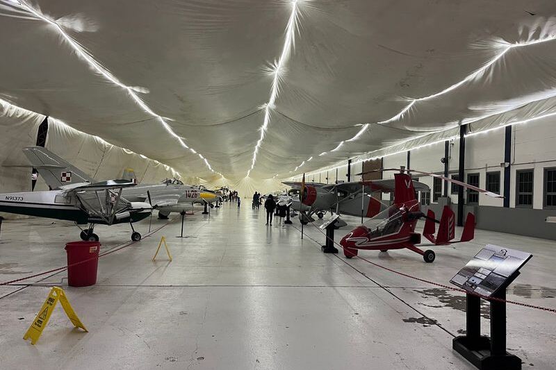 This Oregon Aviation Museum Is Back Open Inside a Giant Wooden Blimp Hangar From World War II