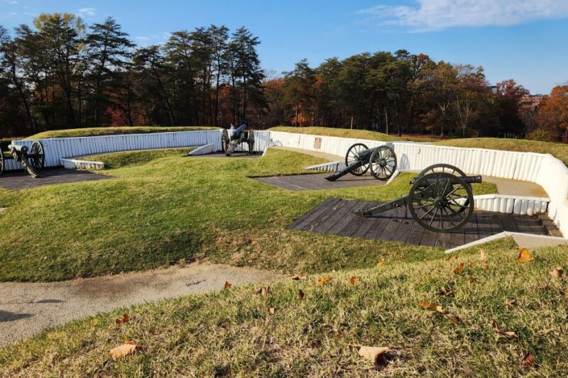 This Virginia Civil War Fort Still Has 90% Of Its Original Walls
