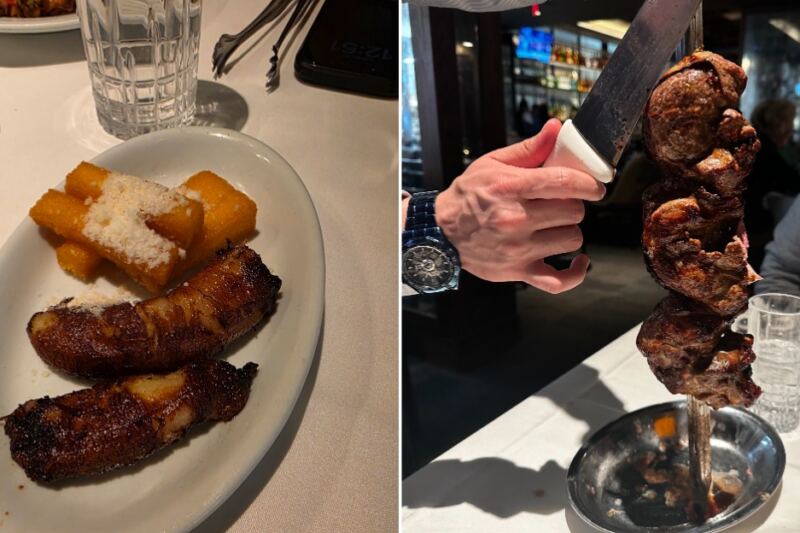 A Green Coaster Keeps Unlimited Grilled Meats Coming At This New Jersey Steakhouse
