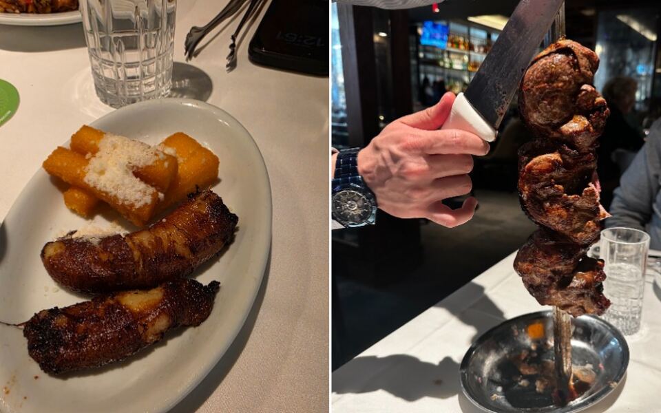 A Green Coaster Keeps Unlimited Grilled Meats Coming At This New Jersey Steakhouse