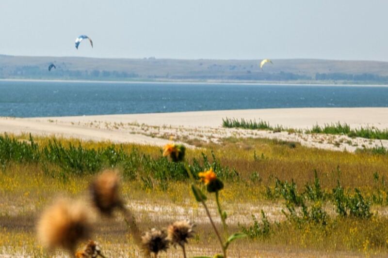 This Nebraska Lake Has White Sand Beaches and Camping Right by the Water