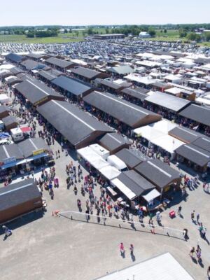 This Sprawling Indiana Flea Market Spreads Hundreds of Vendors Across a Huge Outdoor Lot Each Summer for All-Day Treasure Hunting