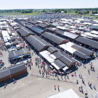 This Sprawling Indiana Flea Market Spreads Hundreds of Vendors Across a Huge Outdoor Lot Each Summer for All-Day Treasure Hunting