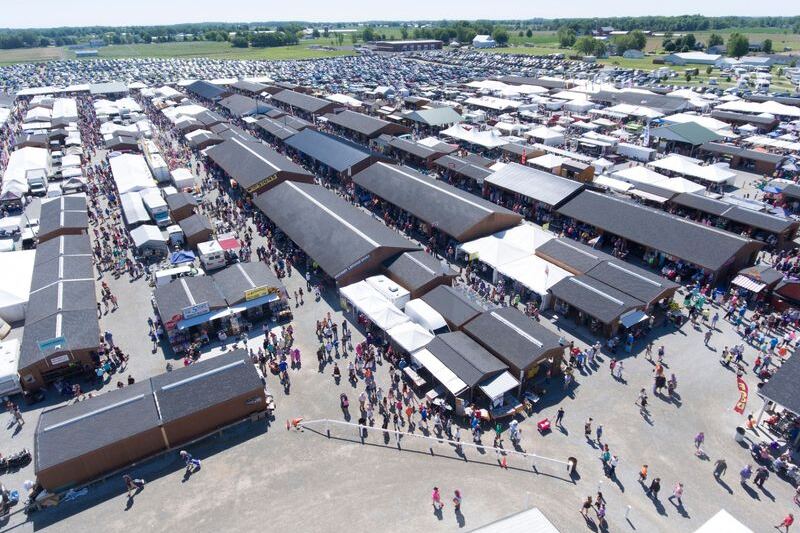 This Sprawling Indiana Flea Market Spreads Hundreds of Vendors Across a Huge Outdoor Lot Each Summer for All-Day Treasure Hunting