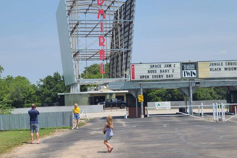 Tulsa’s Admiral Twin, the Drive-In From The Outsiders, Still Plays Double Features Through Your Car Radio