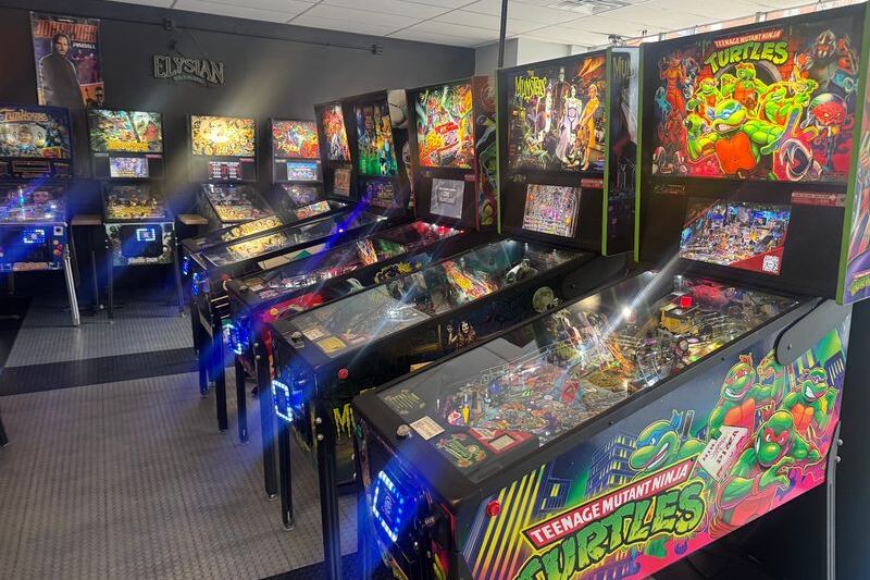 Free Admission And A Floor Full Of Vintage Pinball Make Pinball Garage Worth The Trip