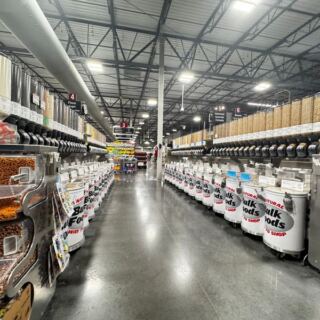 Shoppers Scoop Trail Mix From Huge Bulk Bins at This Texas Discount Supermarket That Beats Walmart Prices