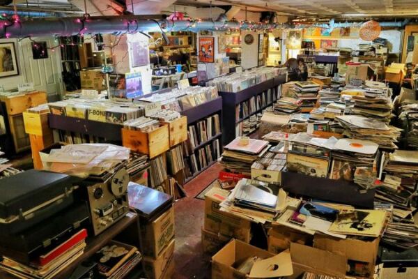 Walk Down the Stairs Into This Allston, Massachusetts Basement Where The Owner Knows the Story Behind Every Record