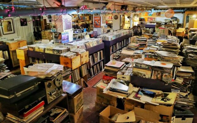 Walk Down the Stairs Into This Allston, Massachusetts Basement Where The Owner Knows the Story Behind Every Record