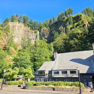The Oregon Restaurant Where You Eat Lunch on a Terrace at the Foot of a 620-Foot Waterfall