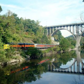 Boarding The Cuyahoga Valley Scenic Railroad At Rockside Station In Independence, Ohio, For A Fall Foliage Ride Through The National Park