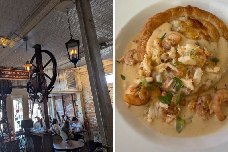 This Louisiana Restaurant Serves Crawfish And Shrimp Stuffed Inside Golden Puff Pastry