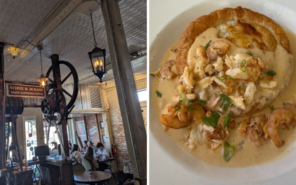 This Louisiana Restaurant Serves Crawfish And Shrimp Stuffed Inside Golden Puff Pastry