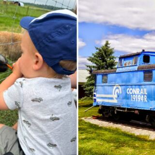 A Michigan Farm Where Kids Can Feed Goats and Explore a Train Caboose