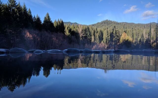 Breitenbush Hot Springs Near Detroit, Oregon, Offers Mineral Soaks in Naturally Hot Water Straight From the Ground
