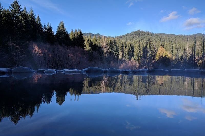 Breitenbush Hot Springs Near Detroit, Oregon, Offers Mineral Soaks in Naturally Hot Water Straight From the Ground