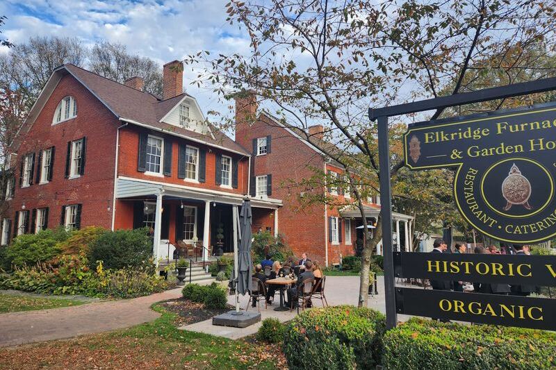 This Maryland Restaurant Hides Inside A Restored 18th-Century Manor For An Unforgettable Romantic Dinner