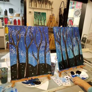Make Your Own Artwork in a Beginner-Friendly Class at Corks & Colors Studio in Gainesville, Florida
