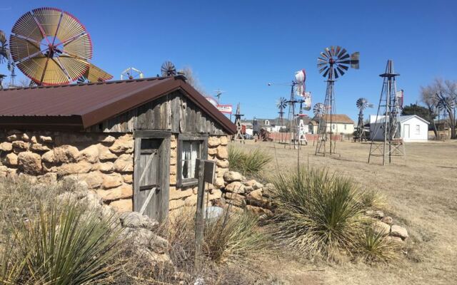 Over 400 Windmills Stand Together at the Shattuck Windmill Museum in Western Oklahoma