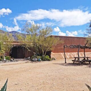 Wander Into Tucson’s Shrine of Santa Rita in the Desert, Where Admission Is Free and Lizard-Topped Statues Hide Everywhere